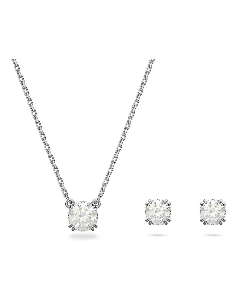 Swarovski Schmuck-Set Stilla Round Silber