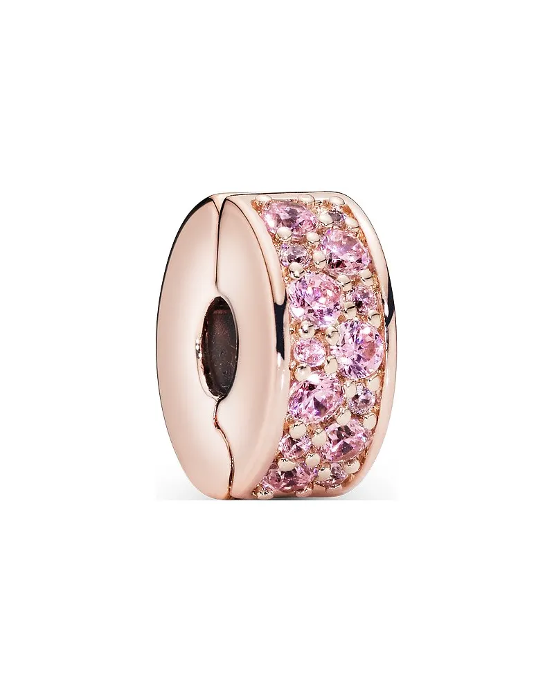 Pandora Charm Timeless Klarer Pavé Clip Roségold