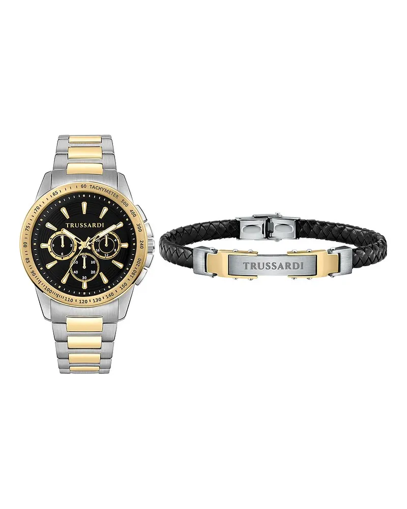 Trussardi Uhren-Set T-Hawk Bicolor