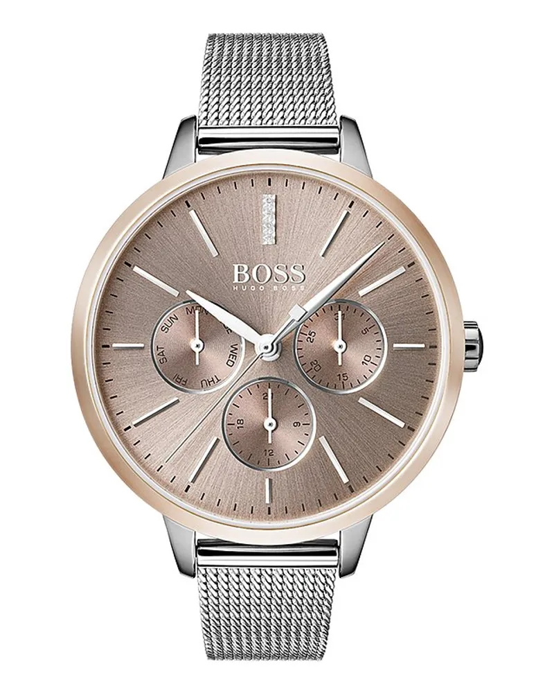 HUGO BOSS Damenuhr Symphony Silber