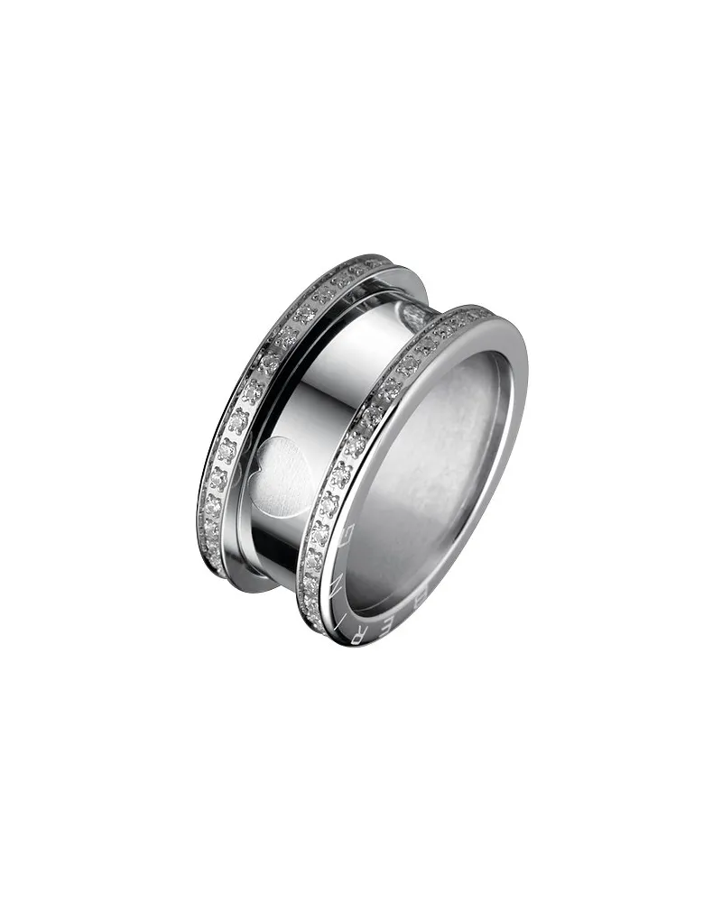 BERING Edelstahlring Silber