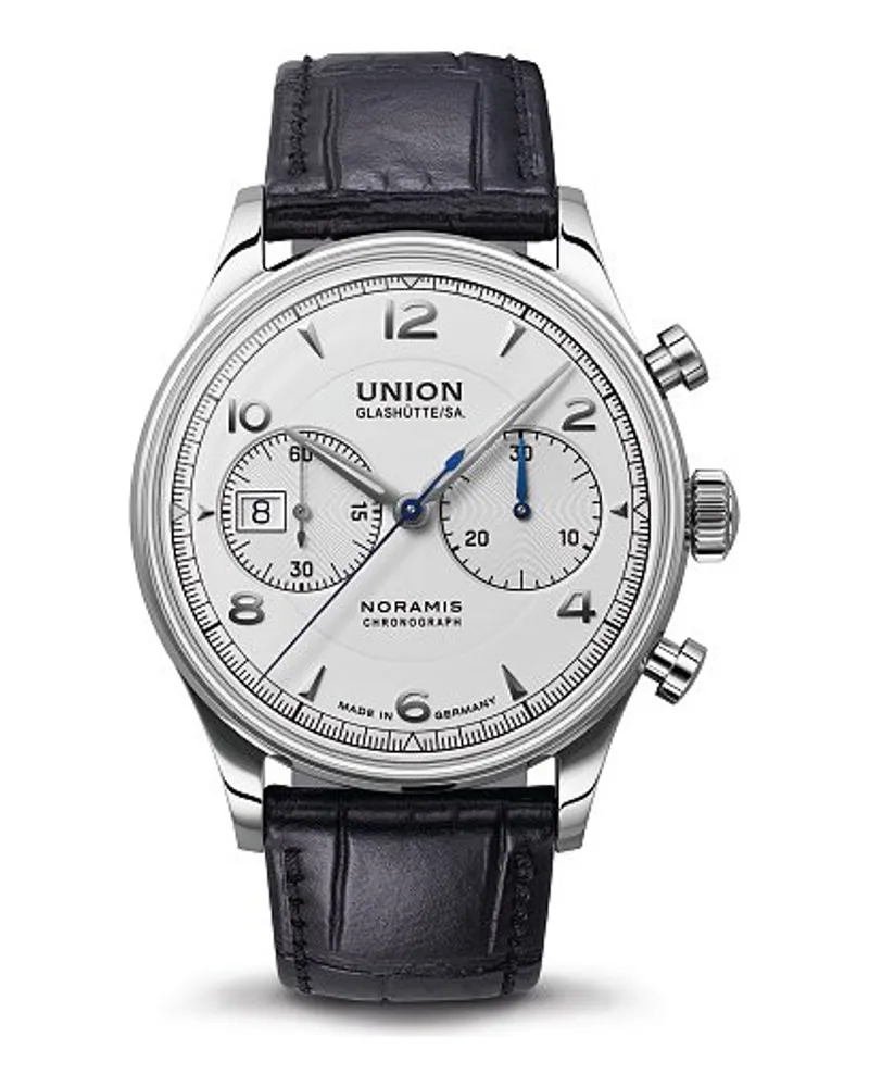 Union Glashütte Chronograph Noramis Silber