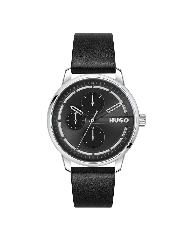 HUGO BOSS Herrenuhr #Stamp Multi Silber