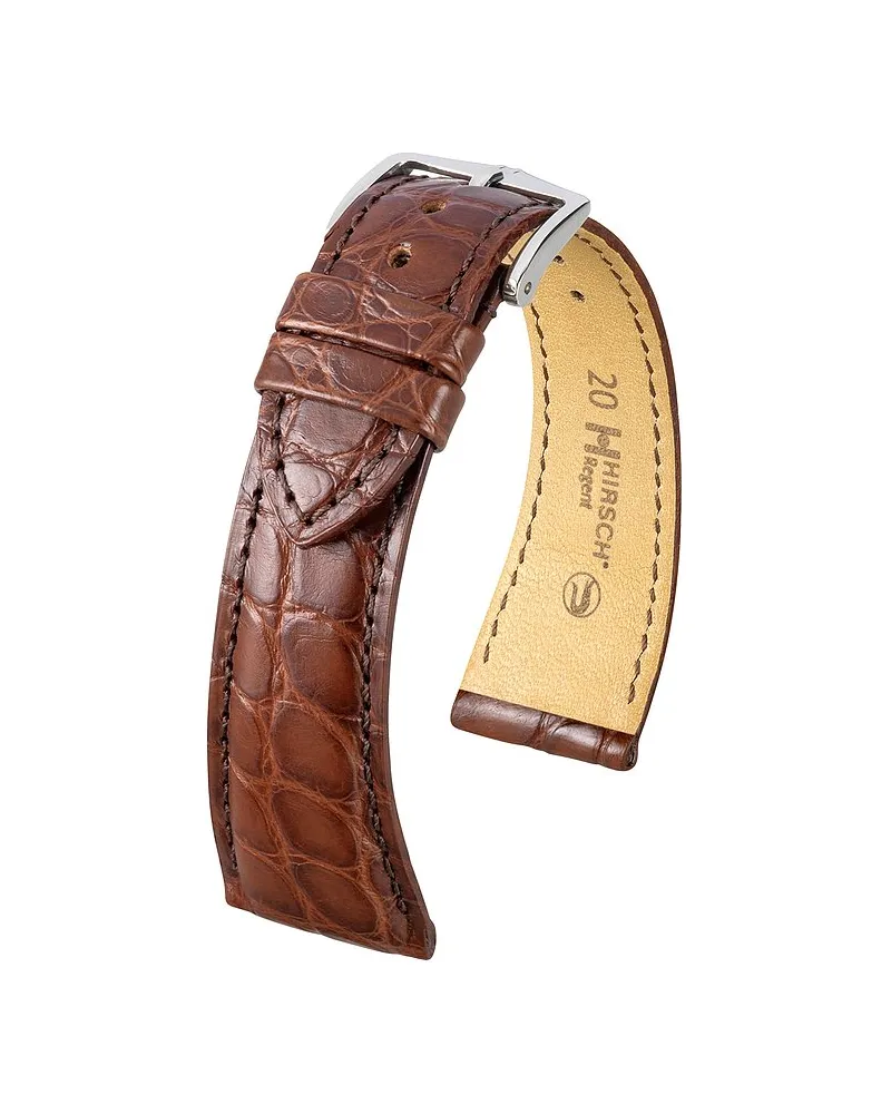 Hirsch Lederband Regent Braun