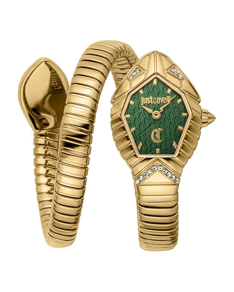 Just Cavalli Damenuhr Signature Snake Gold
