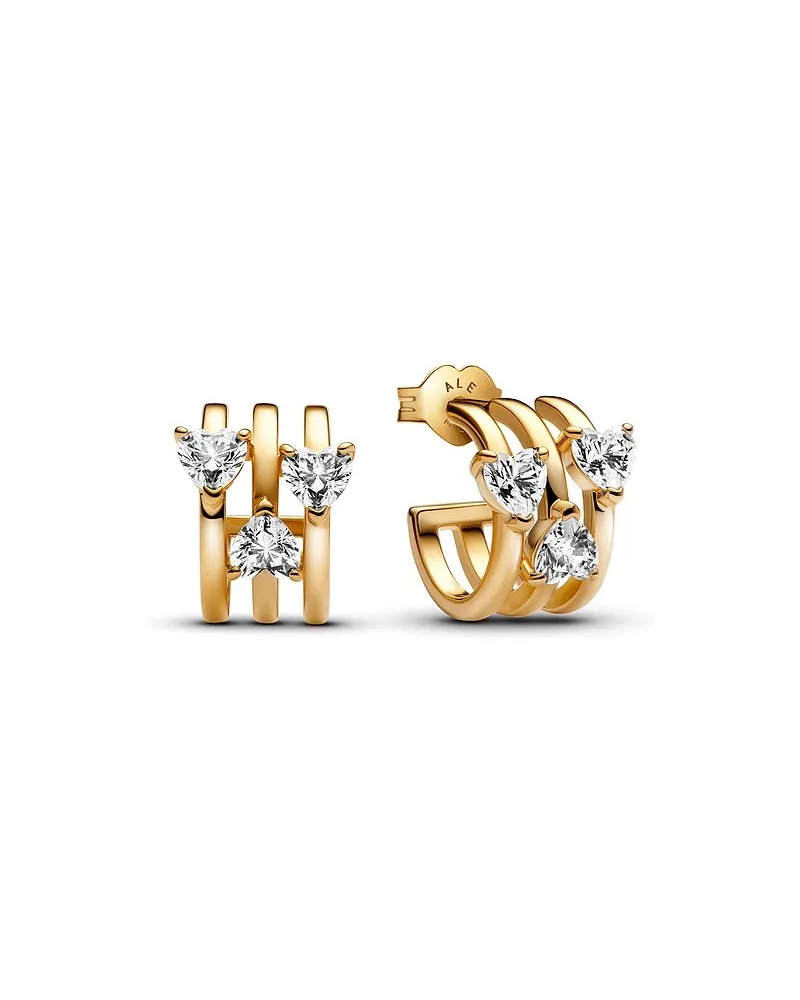 Pandora Creolen Classic Stone Gold