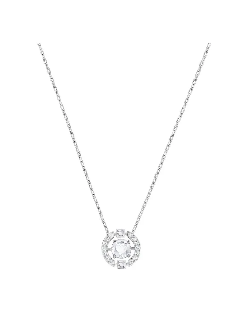 Swarovski Kette Una Sparkling Dc Silber