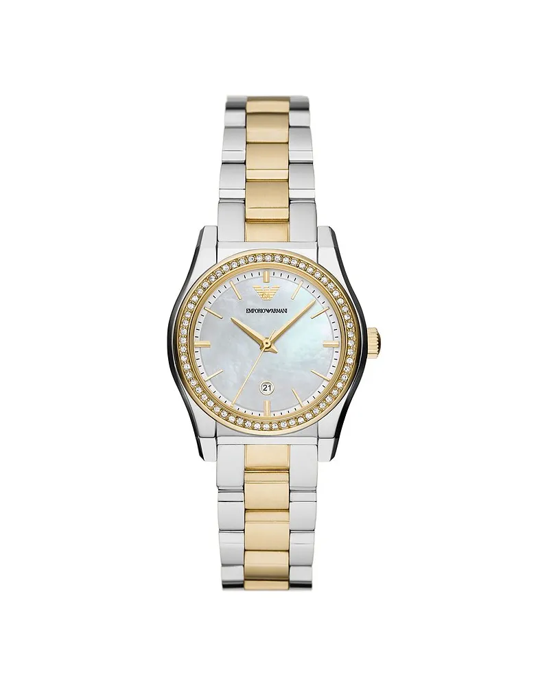 Emporio Armani Damenuhr Silber