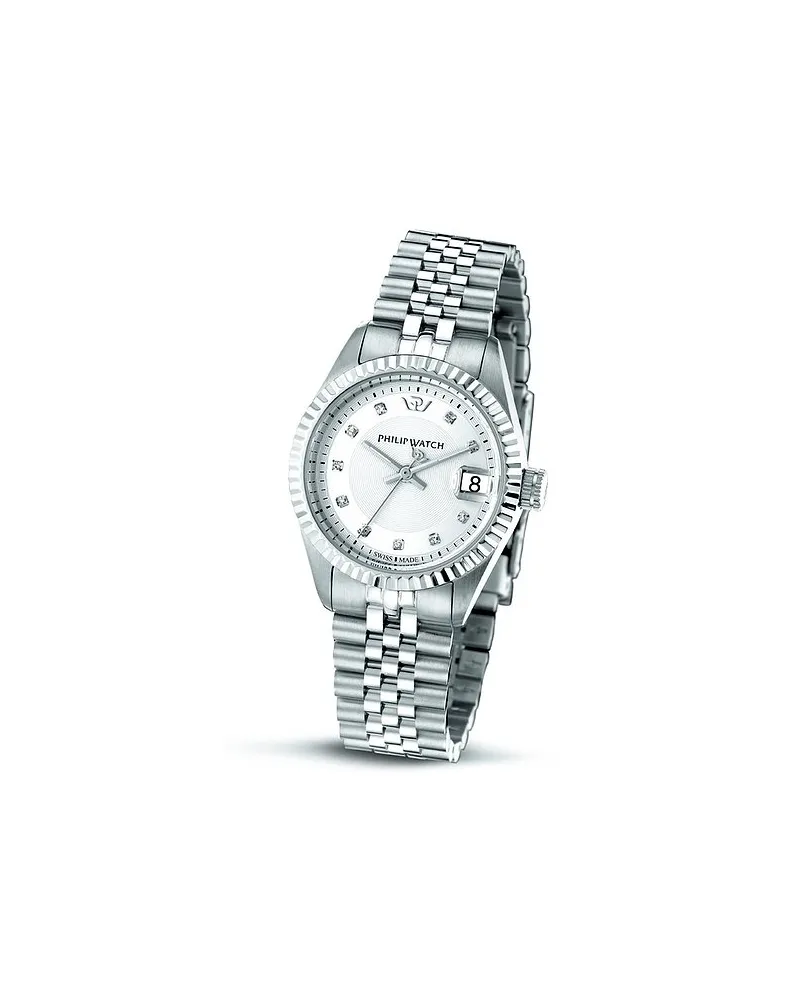 Philip Watch Damenuhr Caribe Urban Silber