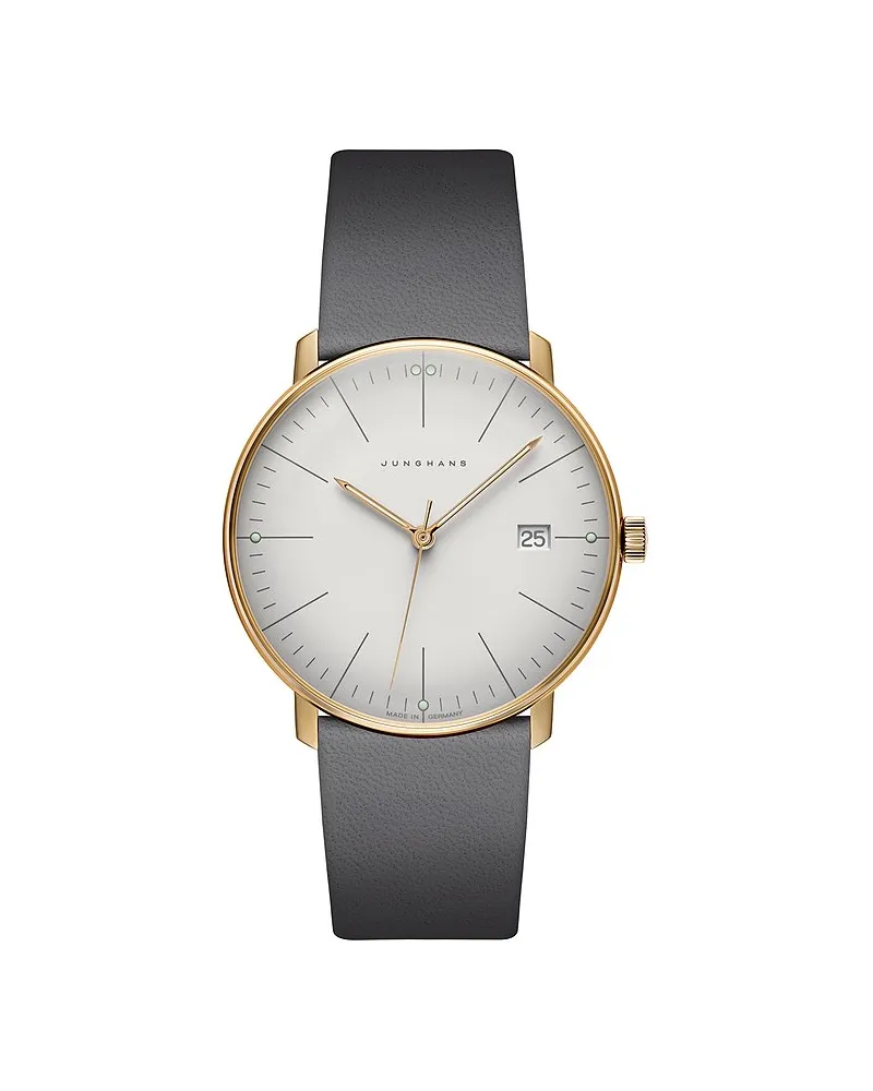 Junghans Herrenuhr max bill Quarz Gold