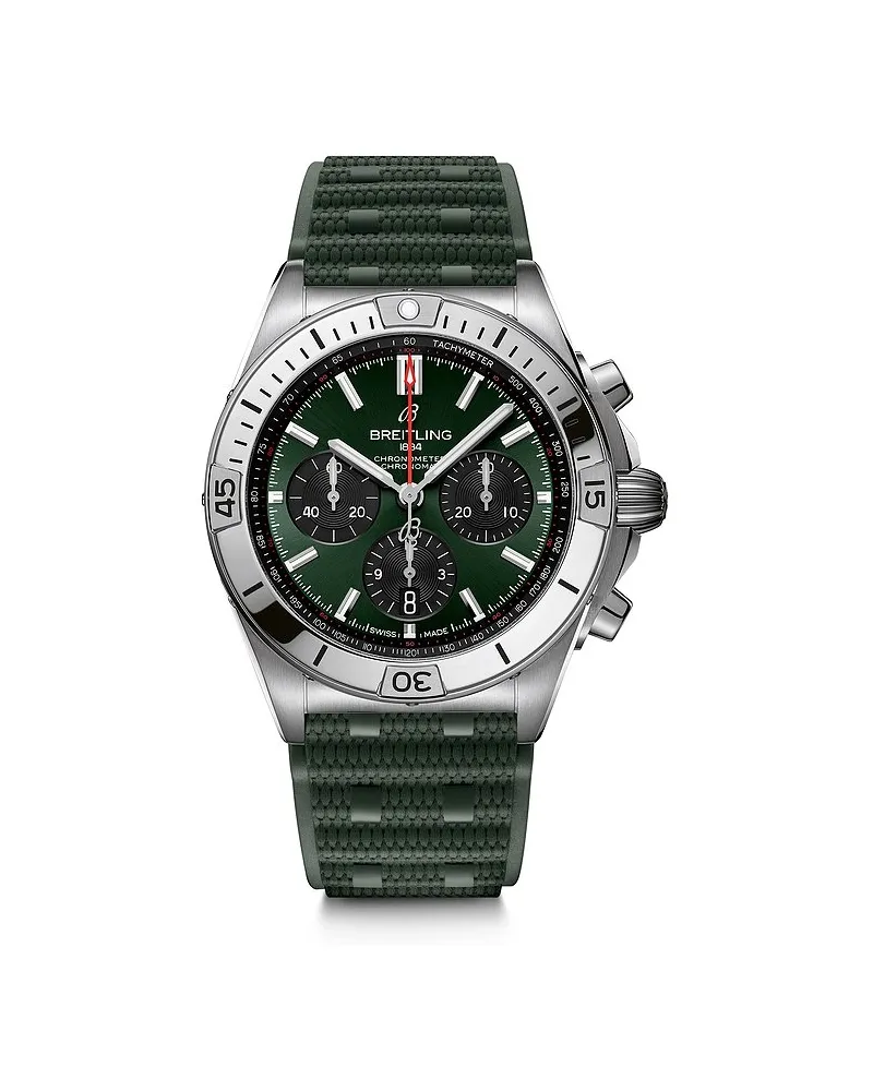 Breitling Chronograph Chronomat B01 42mm Silber