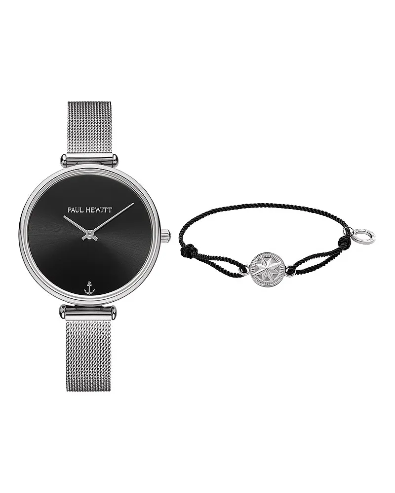 PAUL HEWITT Uhren-Set Perfect Match Silber