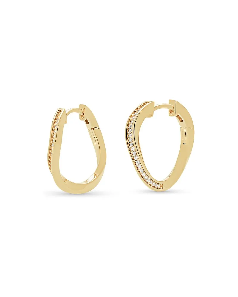 JETTE Creolen TWISTED SUN Gelbgold
