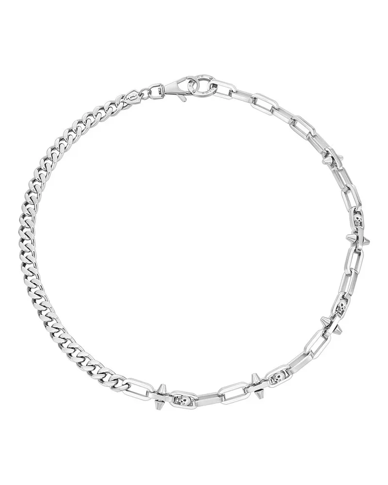Police Kette Silber
