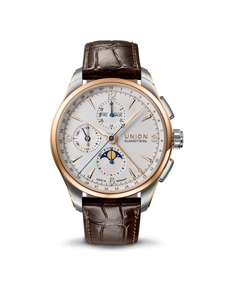 Union Glashütte Chronograph Belisar Chronograph Mondphase Silber