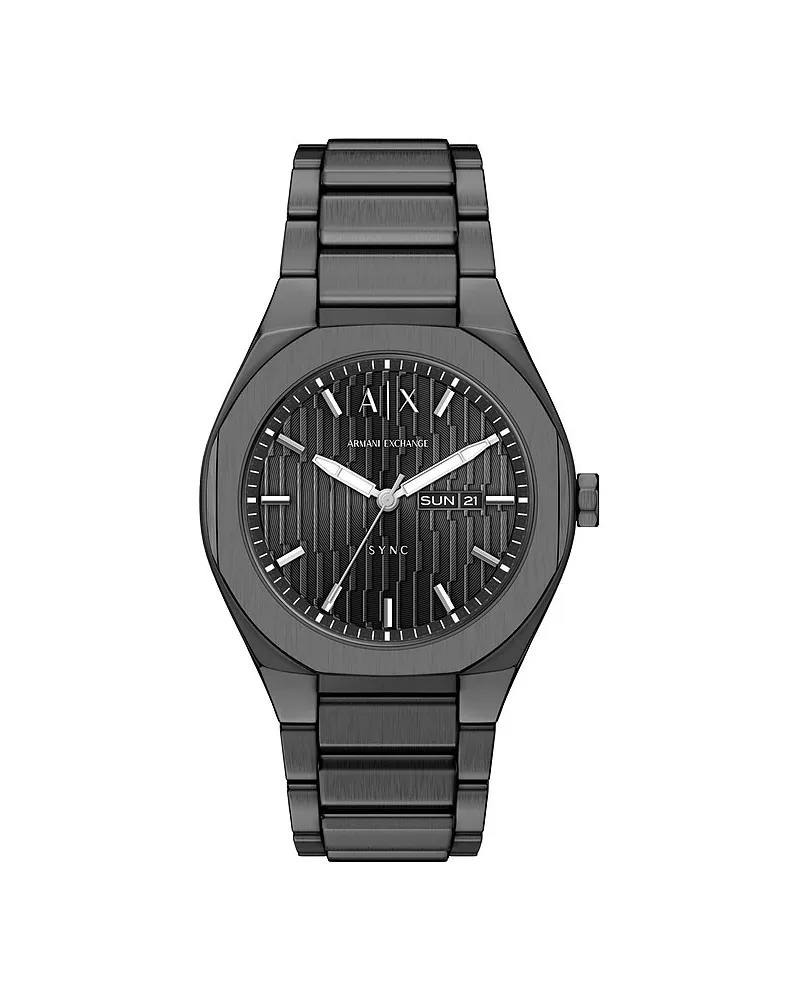 Armani Exchange Herrenuhr Sync Grau