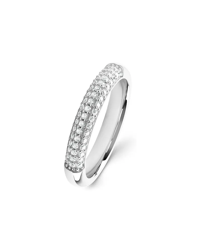 Esprit Damenring Pave Silber