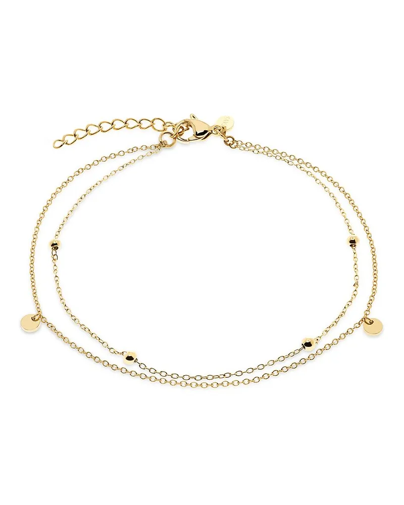 FAVS. Fußkette Gelbgold