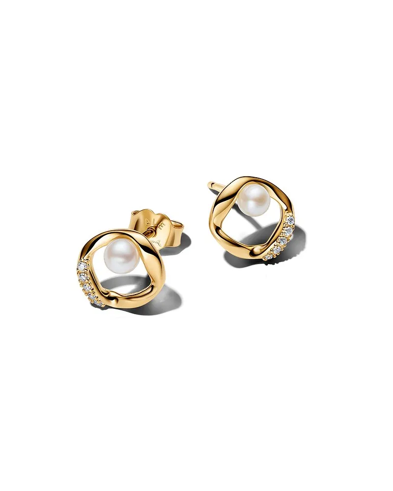 Pandora Ohrstecker Essence Gelbgold