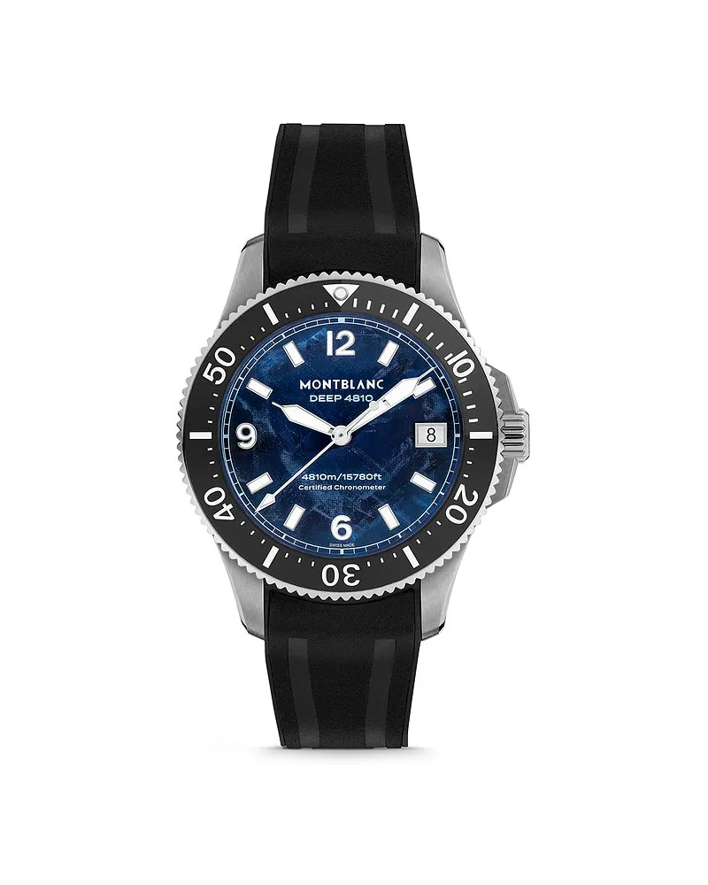 Montblanc Herrenuhr Montblanc Iced Sea Collection Silber