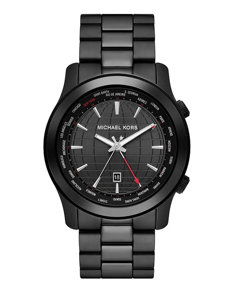 Michael Kors Herrenuhr RUNWAY Schwarz