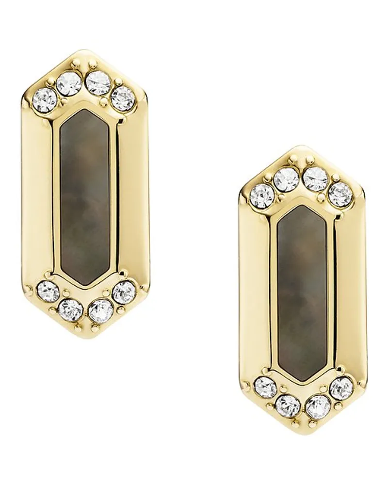 Fossil Ohrstecker Val Gold