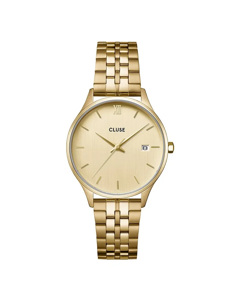 CLUSE Damenuhr Minuit Date Feature Gold