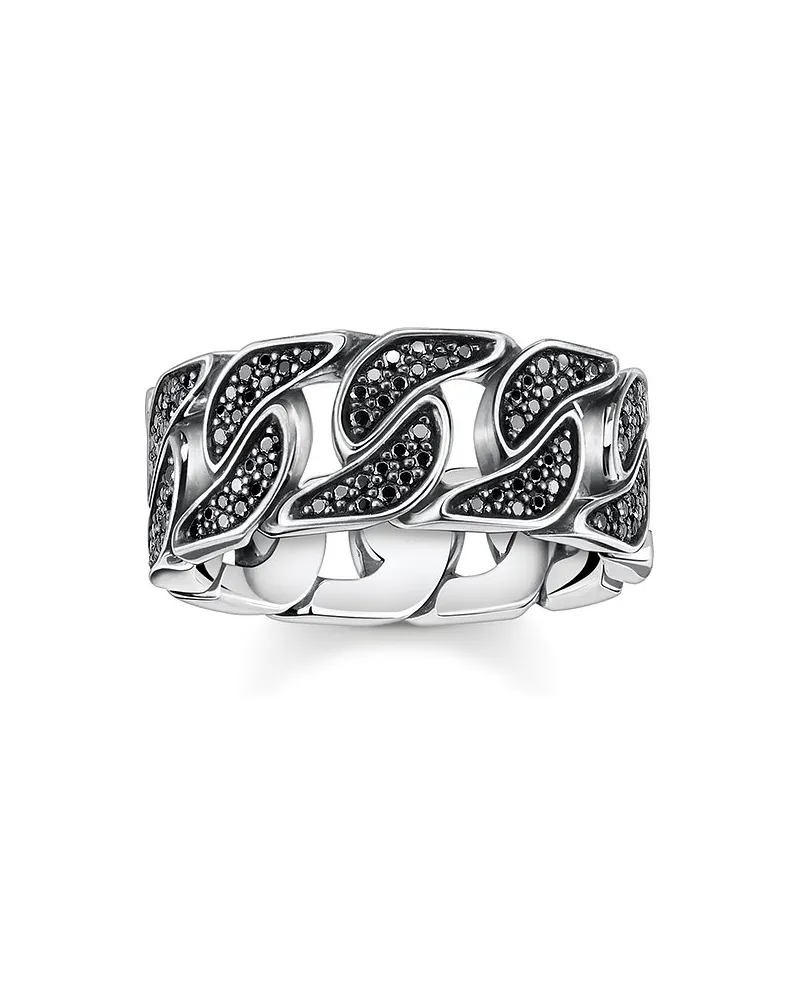 Thomas Sabo Damenring Rebel at heart Schwarz