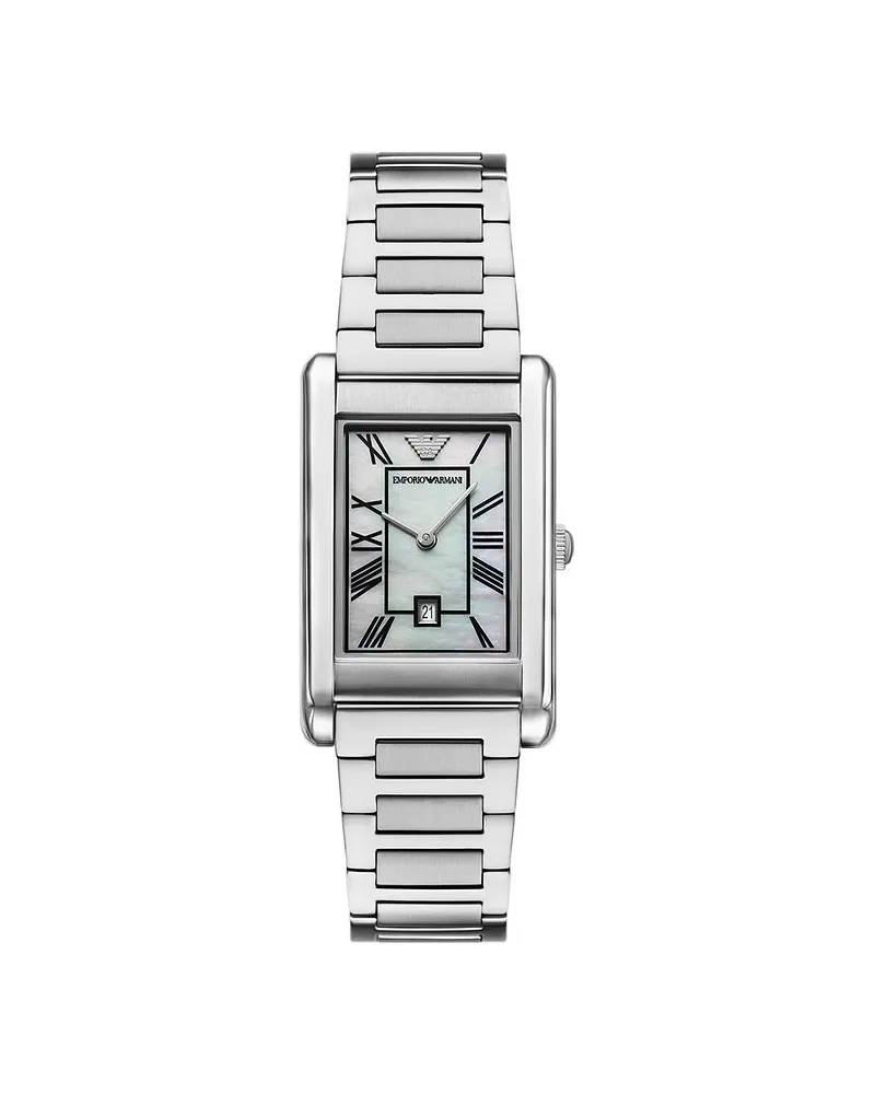 Emporio Armani Herrenuhr Silber