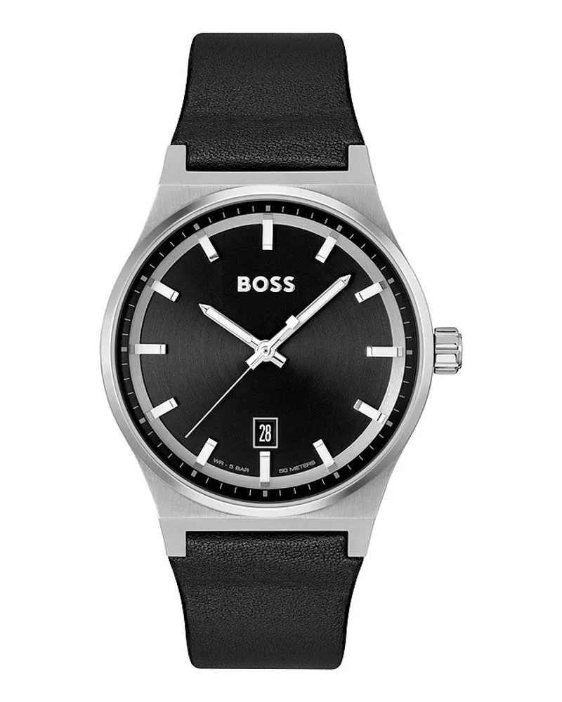 HUGO BOSS Herrenuhr Silber