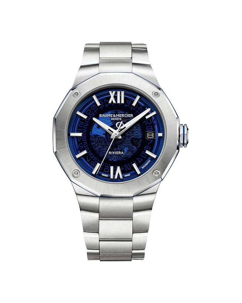 Baume & Mercier Herrenuhr Riviera Limitiert Silber
