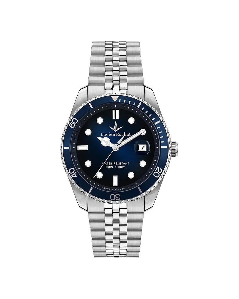 Lucien Rochat Herrenuhr Leman Silber