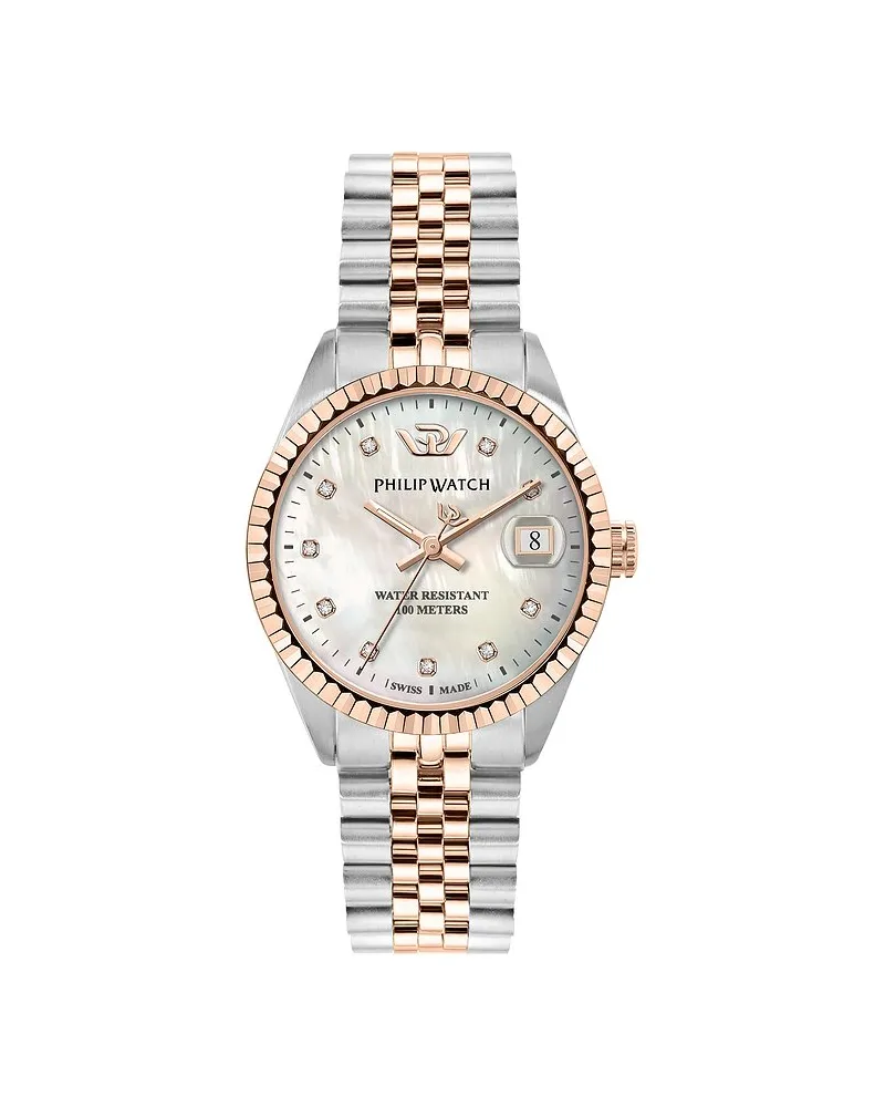 Philip Watch Damenuhr Caribe Urban Bicolor