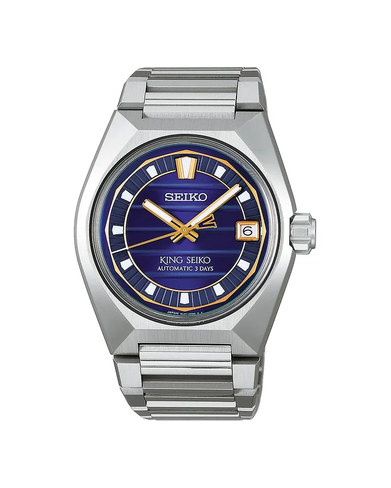 Seiko Herrenuhr VANAC Silber