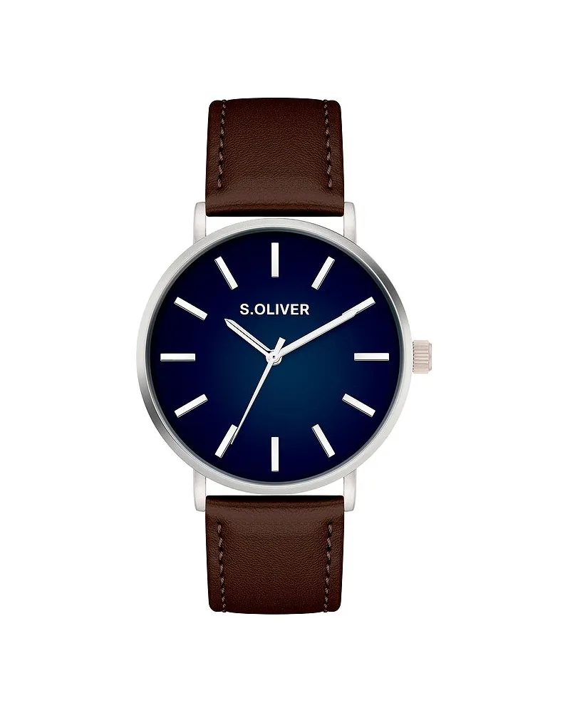 S.Oliver Herrenuhr Klassisch & Elegant Silber