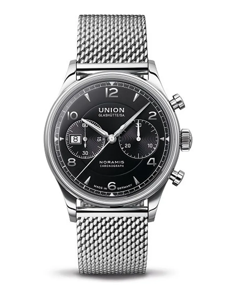 Union Glashütte Chronograph Noramis Silber