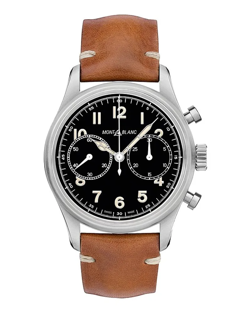 Montblanc Chronograph 1858 Automatic Chronograph Silber