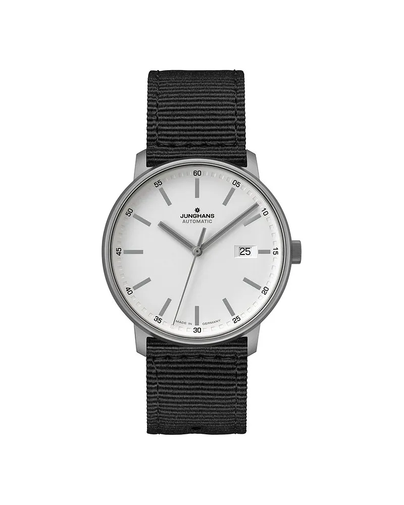 Junghans Herrenuhr FORM A Titan Grau