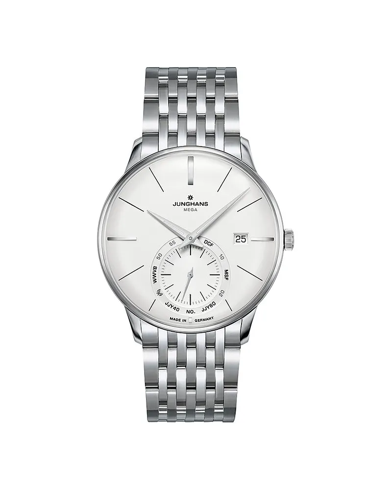 Junghans Herrenuhr Meister Mega Kleine Sekunde Silber