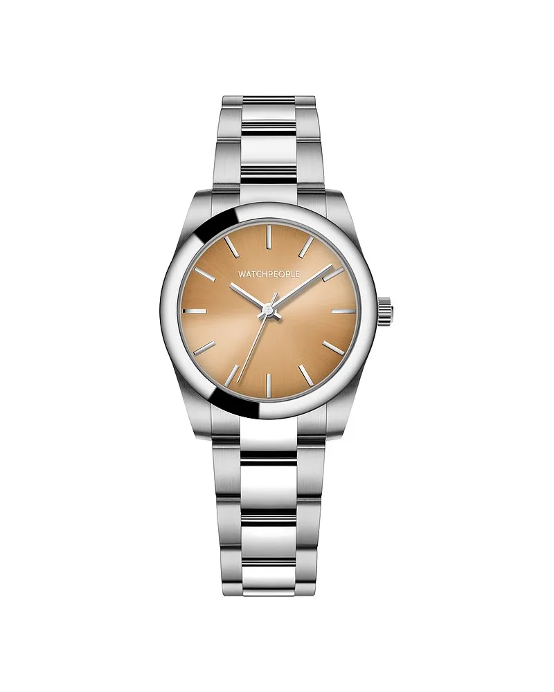 Watchpeople Damenuhr Brown Sugar Audrey Silber