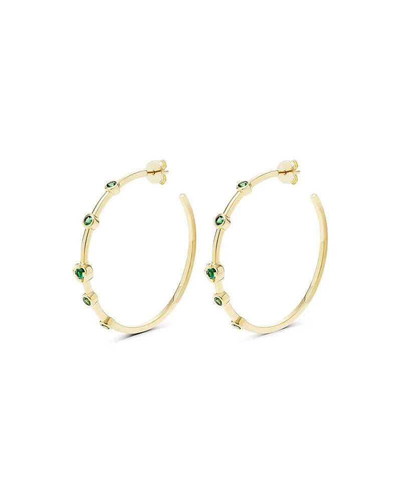 JETTE Creolen SPARKLING Gelbgold