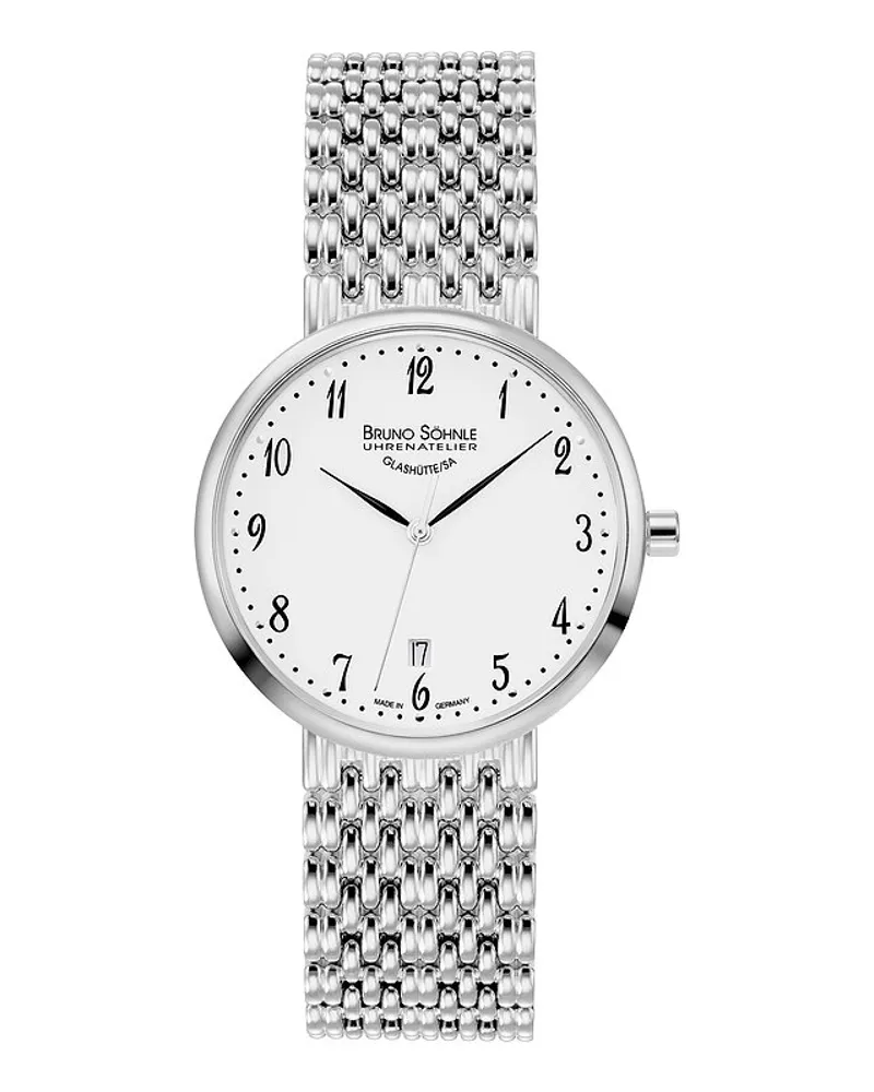 Bruno Söhnle Herrenuhr Nabucco II Silber