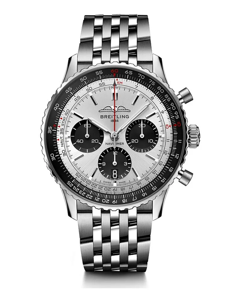 Breitling Chronograph Navitimer Chrono B01 Silber