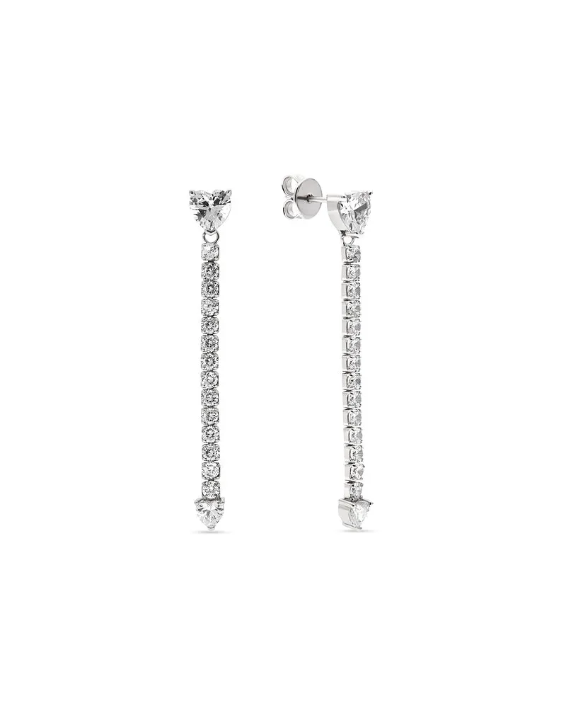 JETTE Ohrhänger LOVE DIAMOND Silber