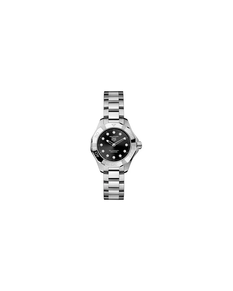 TAG Heuer Damenuhr Aquaracer Professional 100 Solargraph Silber