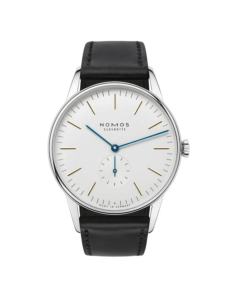NOMOS Glashütte Herrenuhr Orion 38 Silber