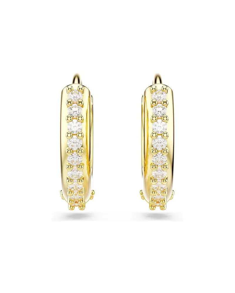Swarovski Creolen Matrix Weiß
