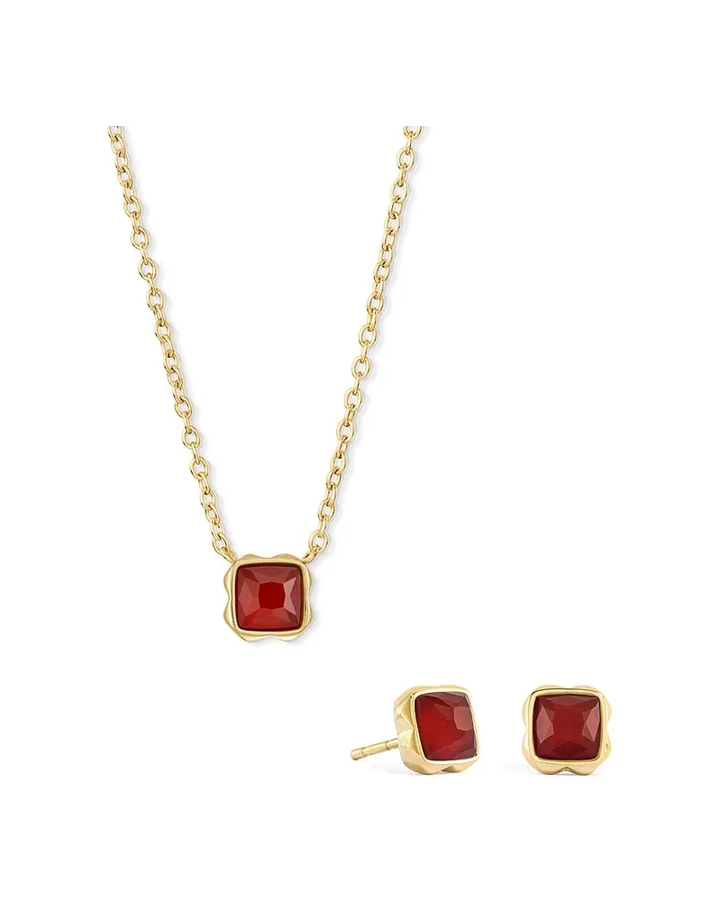 Coeur de Lion Schmuck-Set Rot