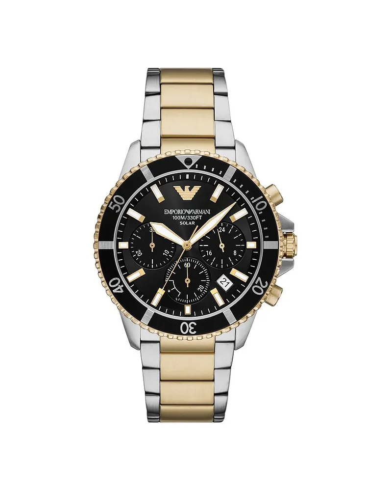Emporio Armani Chronograph World Explorer Bicolor