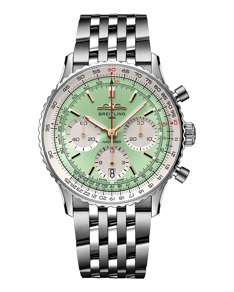 Breitling Chronograph Navitimer Chrono B01 Silber
